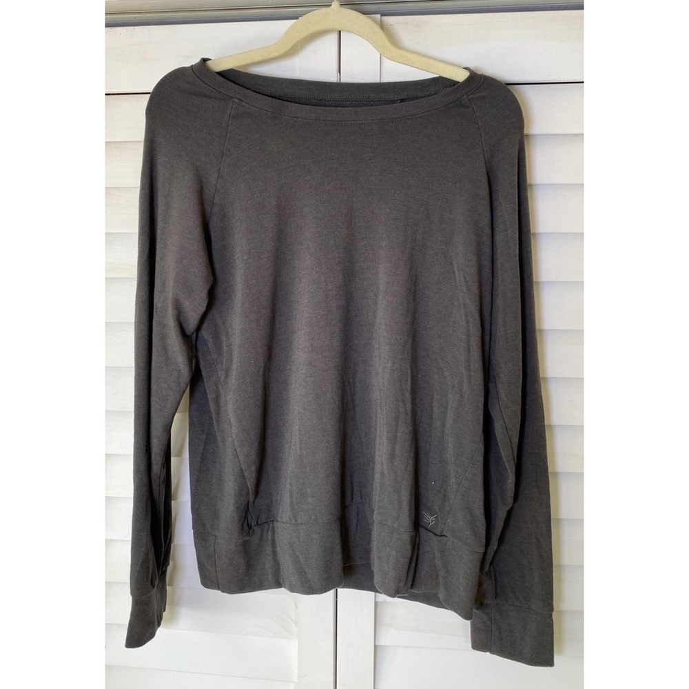 Cozy Earth Sweatshirt Womens Gray Long Sleeve Crew Neck Pullover SO Soft | Small